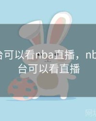 哪个平台可以看nba直播，nba那个平台可以看直播