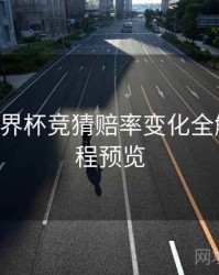 B体育世界杯竞猜赔率变化全解析｜赛程预览