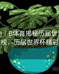 高光时刻｜B体育揭秘历届世界杯进球王者榜，历届世界杯精彩进球