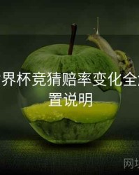 B体育世界杯竞猜赔率变化全解析 - 设置说明
