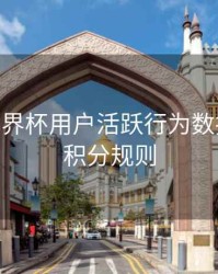 B体育世界杯用户活跃行为数据洞察 - 积分规则