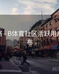 使用攻略 - B体育社区活跃用户榜单发布