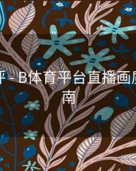 技术测评 - B体育平台直播画质升级指南