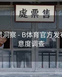 用户习惯洞察 - B体育官方发布用户满意度调查