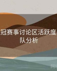 B体育欧冠赛事讨论区活跃度分析 - 球队分析
