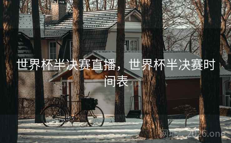 世界杯半决赛直播，世界杯半决赛时间表