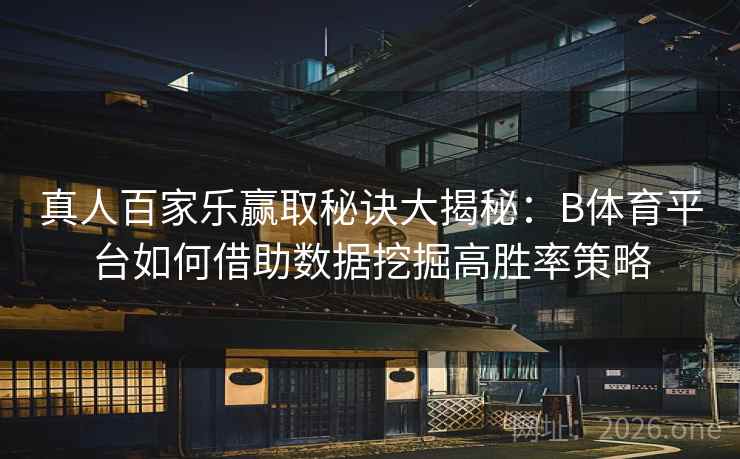 真人百家乐赢取秘诀大揭秘：B体育平台如何借助数据挖掘高胜率策略
