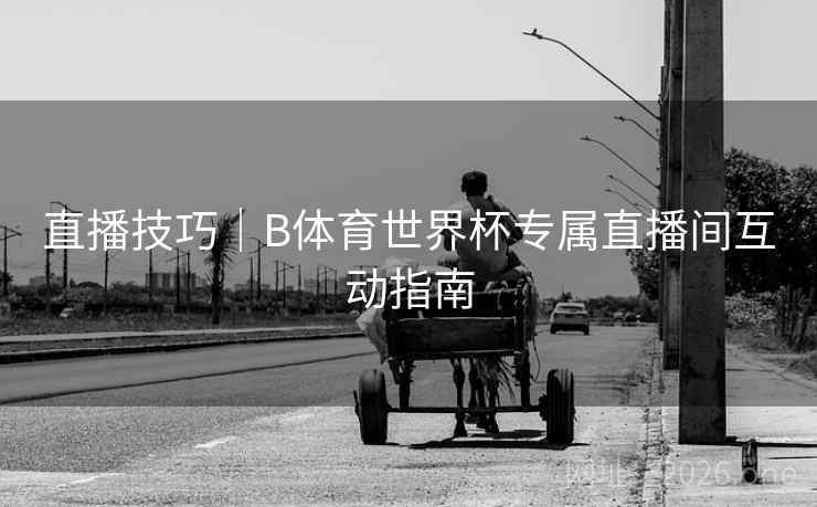 直播技巧｜B体育世界杯专属直播间互动指南