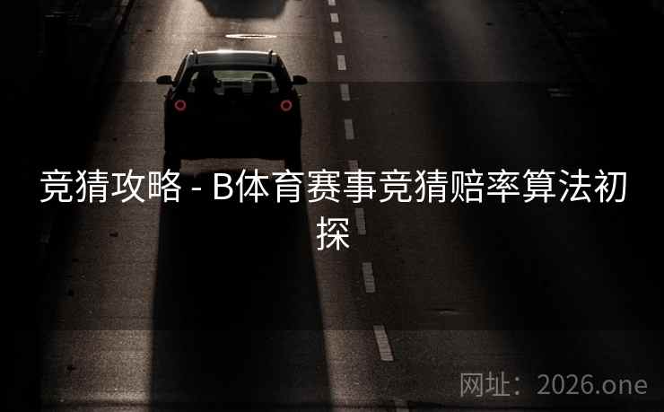 竞猜攻略 - B体育赛事竞猜赔率算法初探