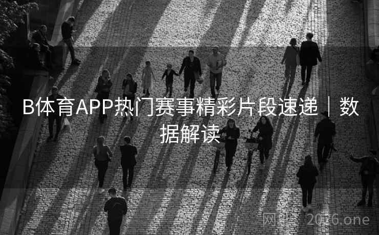 B体育APP热门赛事精彩片段速递｜数据解读