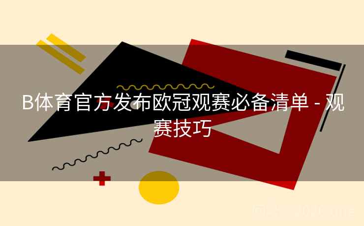 B体育官方发布欧冠观赛必备清单 - 观赛技巧
