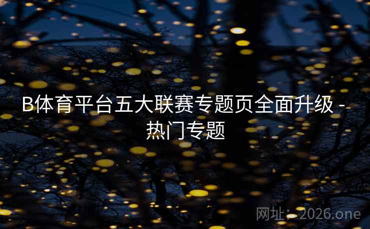 B体育平台五大联赛专题页全面升级 - 热门专题