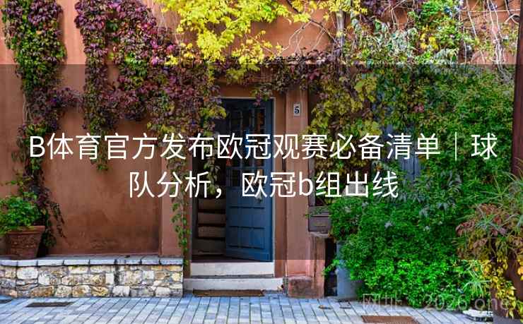 B体育官方发布欧冠观赛必备清单｜球队分析，欧冠b组出线