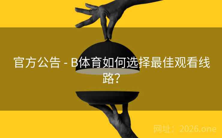 官方公告 - B体育如何选择最佳观看线路？